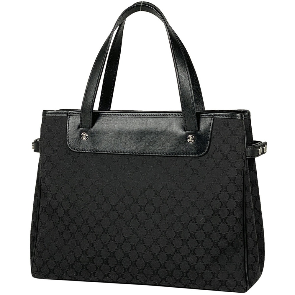 Celine Macadam handbag tote bag canvas black